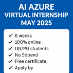 Microsoft AI Azure Virtual Internship May 2025 – Full Details, Eligibility, Stipend, and How to Apply